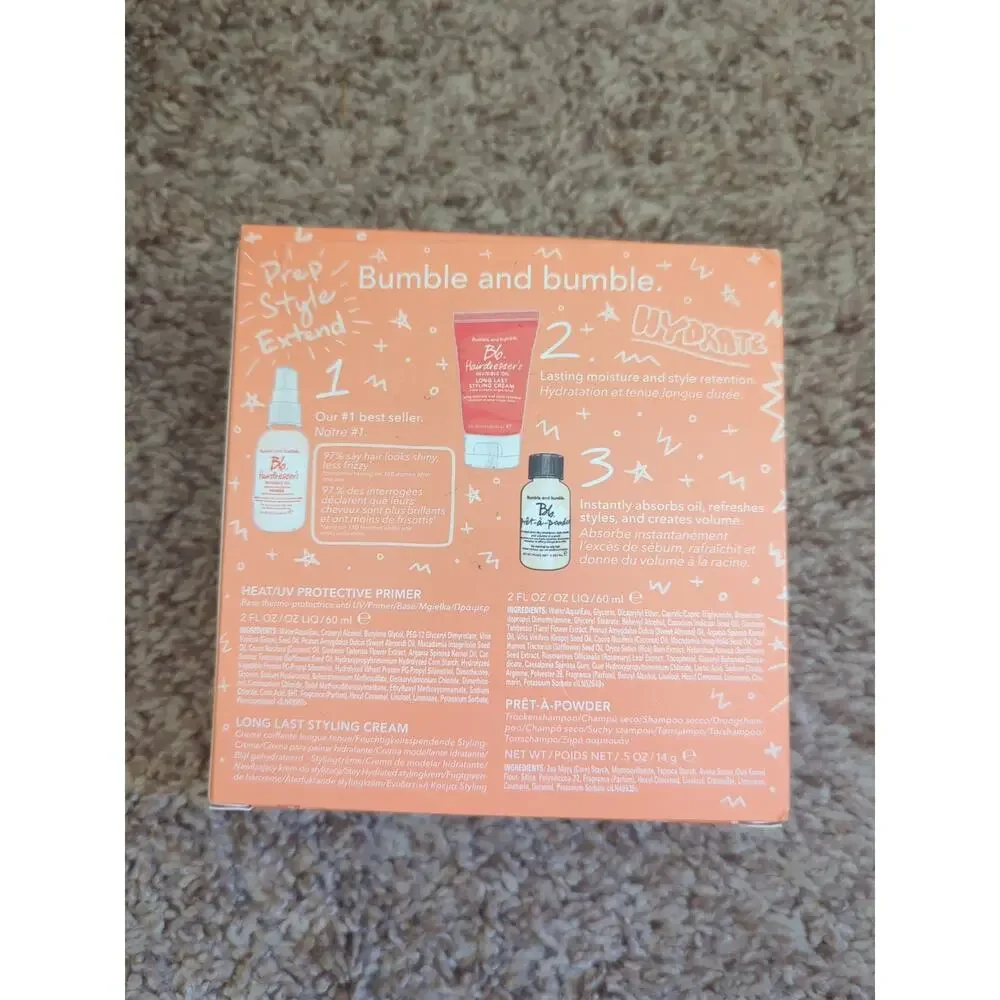 Bumble and bumble. Travel-Size Prep, Style + Extend Hair Set